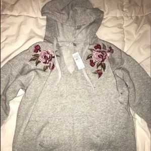 American Eagle Rose Hoodie